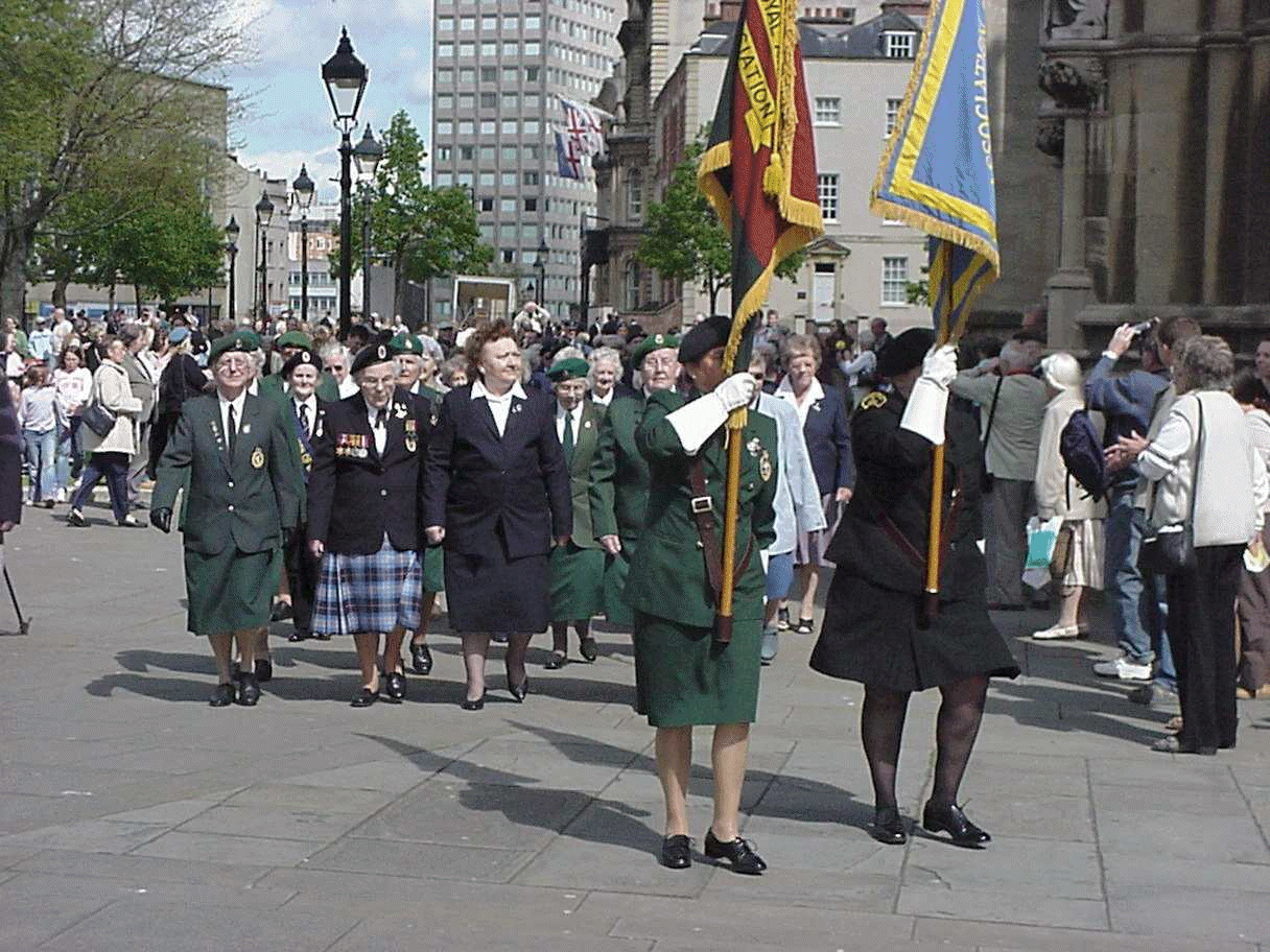 Bristol Veterans on parade