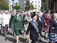 Bristol Veterans on parade
