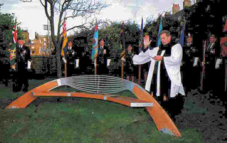 Dedication of the Memorial Bench